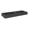 Elita DIMPLE Umywalka 120 DUO ścienna MARMUR ANTHRACITE MATT 168887 / RE041200026010